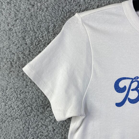 Britney Spears 1999 Micro Tee Girls Sz XS White Made w/ 100 Recycled Plastic NWT - Picture 5 of 15